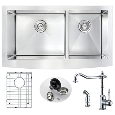 ANZZI ELYSIAN Series KAZ3320-037 Kitchen Sink Kitchen Sink ANZZI